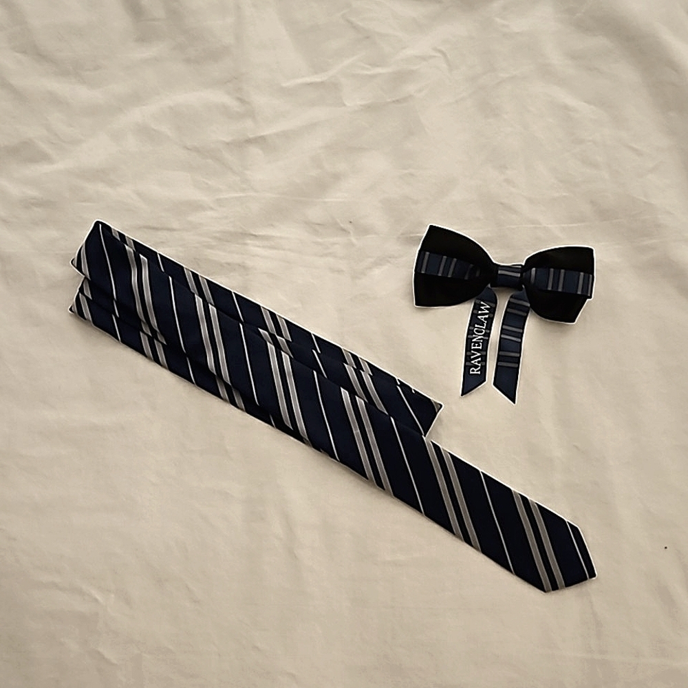 Harry Potter Ravenclaw Necktie and Hair Barrette